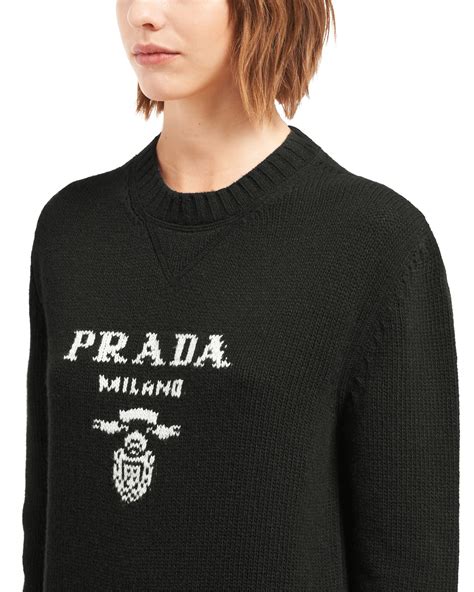 prada uomo cachemere|Black Cashmere Sweater .